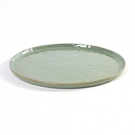 assiette design, ceramique, vert - assiette design Serax, pure green