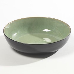 Assiette creuse 20cm céramique Pure Green Vert, Pascale Naessens - Serax