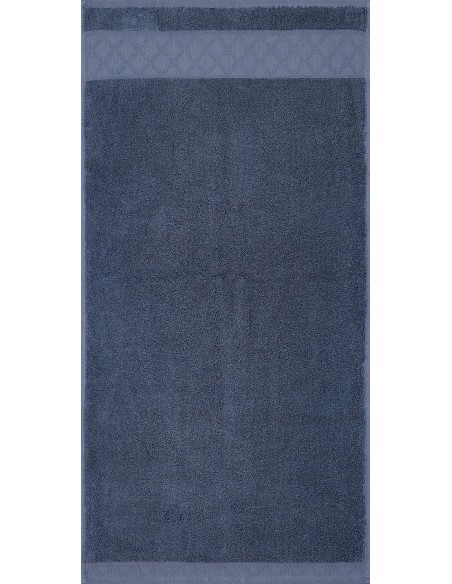 Linge de Bain Caresse Bleu orient verso, Le Jacquard Français