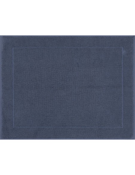 Tapis de bain Caresse Bleu orient, Le Jacquard Français