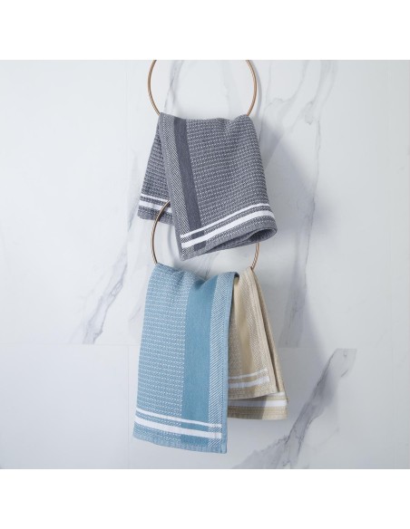 Linge de Bain nid d'abeilles Duetto, Le Jacquard Français