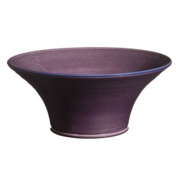 Saladier céramique évasé Sud violette, Bernex