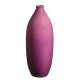 Vase bouteille design céramique Sud framboise, Bernex