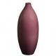 Vase bouteille design céramique Sud aubergine, Bernex