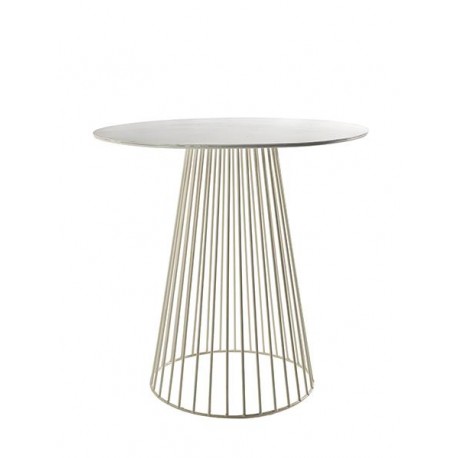 Table d appoint ronde design Bistrot Garbo D 40 X H 40 cm Blanc, Serax