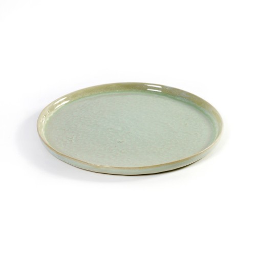 Assiette dessert 21.5cm céramique Pure green Vert, Serax par Pascale Naessens