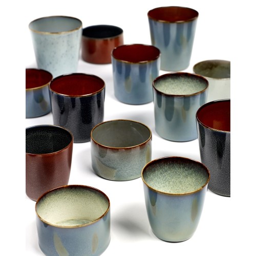 Gobelet haut 23cl Terres de Rêves Rust/Dark blue, Serax par Anita Le Grelle