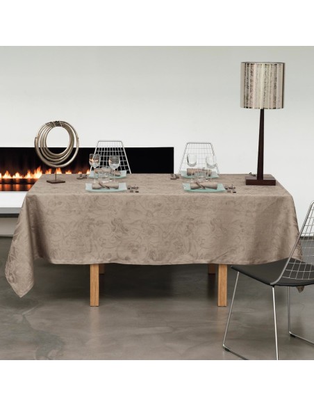 Nappe de table Tivoli Poivre Gris, Le Jacquard Français