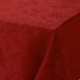 Nappe de table rouge Tivoli Velours pur lin, Le Jacquard Français