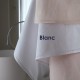 Serviette de Bain nid d'abeilles pur coton Volupté, Blanc