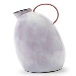 Carafe L en grès émaillé Terres de Rêves Pink, Anita Le Grelle pour Serax