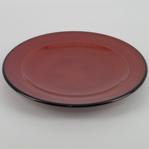 Service assiette design céramique Collection Sud rouge, Atelier Romain Bernex 2