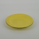 Assiette dessert design céramique Collection Sud jaune, Atelier Romain Bernex