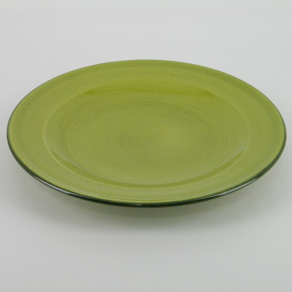 Assiette plate design céramique Sud pomme, Atelier Romain Bernex