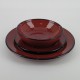 Vaisselle design céramique Collection Sud rouge, Atelier Romain Bernex