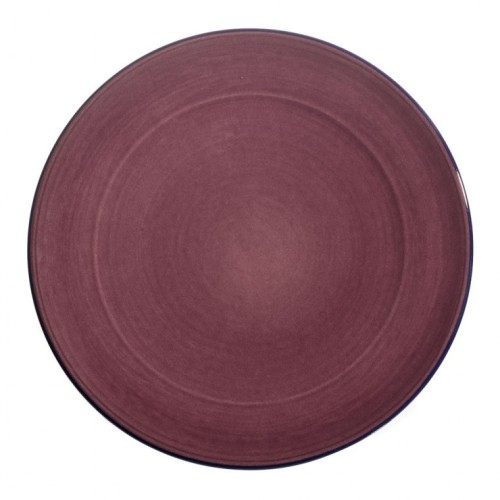 Assiette dessert ceramique Collection Sud aubergine, Atelier Romain  Bernex