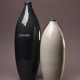 Bouteille design, vase design céramique Sud cendre, Bernex