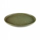 Vaisselle grès émaillé, Assiette dessert 21 cm Surface Camo Green, Serax par Sergio Herman