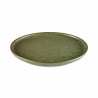 Vaisselle grès émaillé, Assiette dessert 21 cm Surface Camo Green, Serax par Sergio Herman