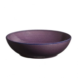 Assiette creuse céramique Collection Sud violette, Atelier Romain Bernex