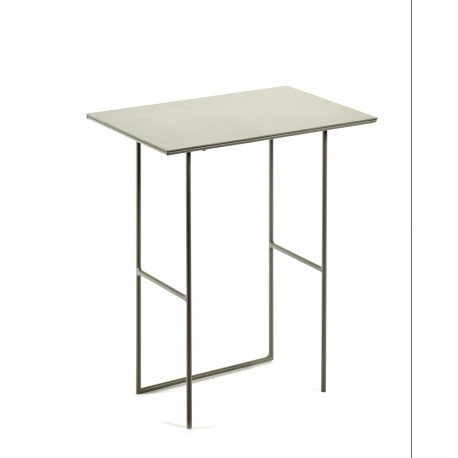 Table d'appoint métal Cico Gris 40x24.5 H45cm, Antonino Sciortino pour Serax