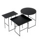 Tables d'appoint design métal Cico, Antonino Sciortino pour Serax