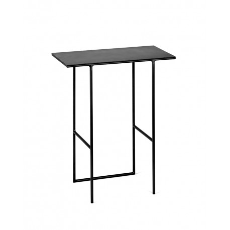 Table d'appoint métal Cico Noir 35x19 H40cm, Antonino Sciortino pour Serax