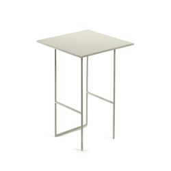 Table d'appoint métal Cico Gris clair 30x30 H41cm, Antonino Sciortino pour Serax