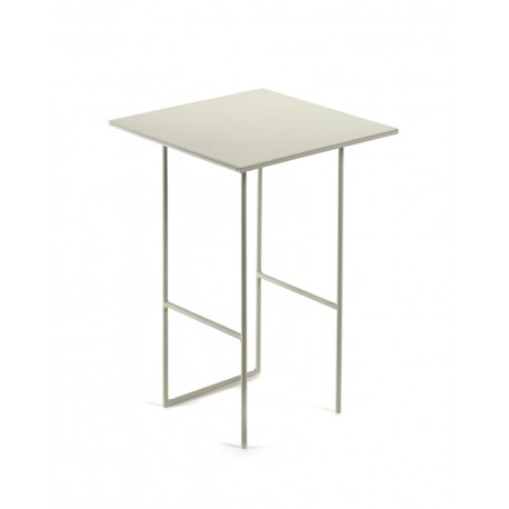 Table d'appoint métal Cico Gris clair 30x30 H41cm, Antonino Sciortino pour Serax