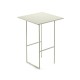 Table d'appoint métal Cico Gris clair 30x30 H41cm, Antonino Sciortino pour Serax