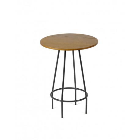 Table d'appoint design bois/métal Ula D30 H39.5cm, Antonino Sciortino pour Serax