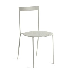 Chaise Chiara métal Gris clair, Antonino Sciortino pour Serax