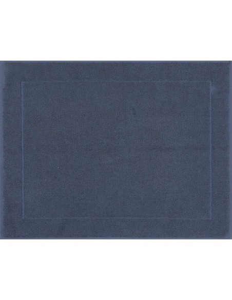 Tapis de Bain Caresse Bleu d'orient, Le Jacquard Français