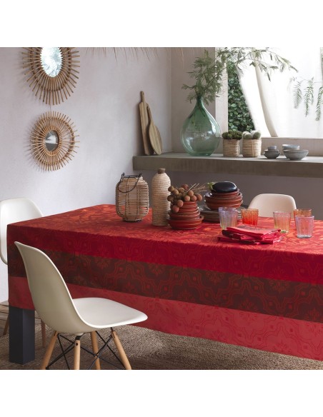 Nappe enduite Bahia Sunset, Le Jacquard Français
