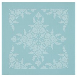 Serviettes de table Syracuse Aqua, Le Jacquard Français