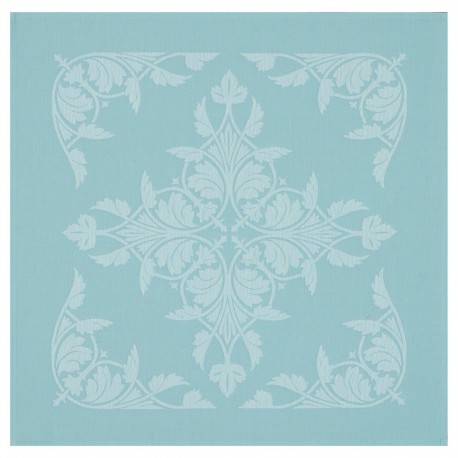 Serviettes de table Syracuse Aqua, Le Jacquard Français