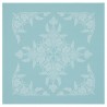 Serviettes de table Syracuse Aqua, Le Jacquard Français