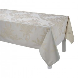 Nappe enduite sur mesure Syracuse Dolce, laize 180cm, Le Jacquard Français