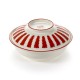 Ensemble bol et assiette creuse porcelaine Table Nomade rouge Paola Navone, Serax