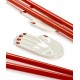 Pose-baguettes et baguettes porcelaine Table Nomade rouge Paola Navone, Serax