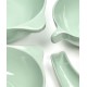 Bols japonais en grès et assiette tapas en porcelaine turquoise Table Nomade Paola Navone, Serax