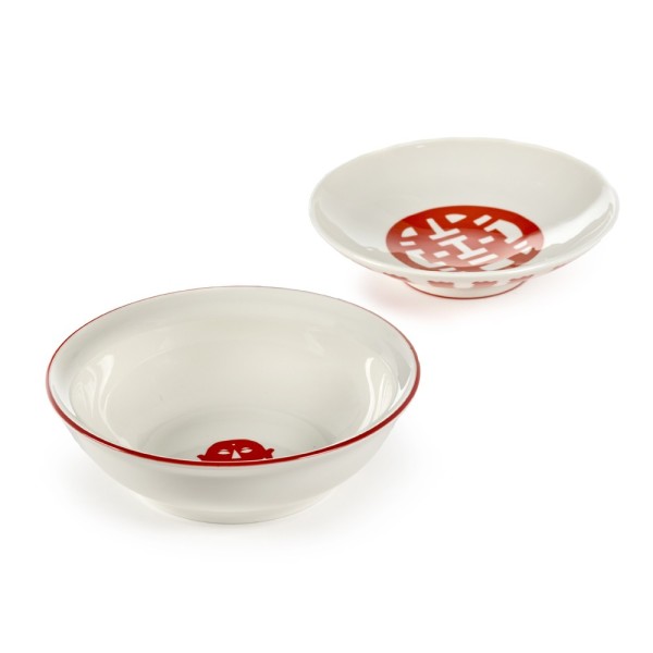 Assiette porcelaine creuse et bol Table Nomade Paola Navone, Serax