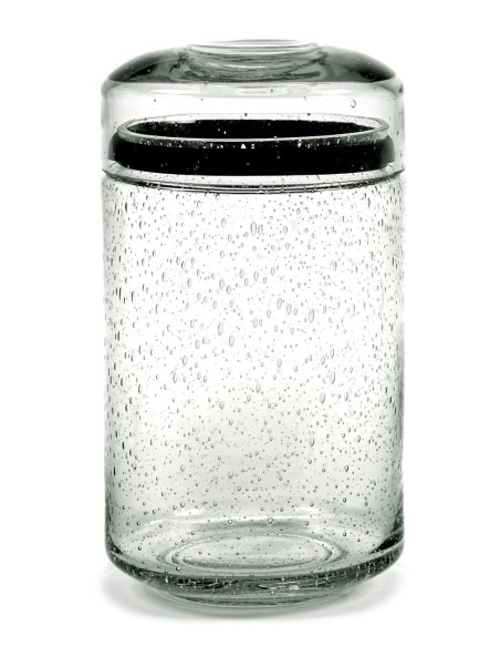 Pot en verre avec couvercle Pure L, Serax par Pascale Naessens