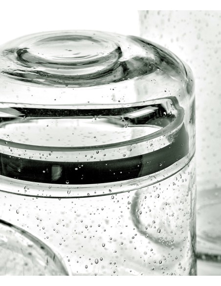 Pot en verre avec couvercle Pure, Serax par Pascale Naessens, zoom
