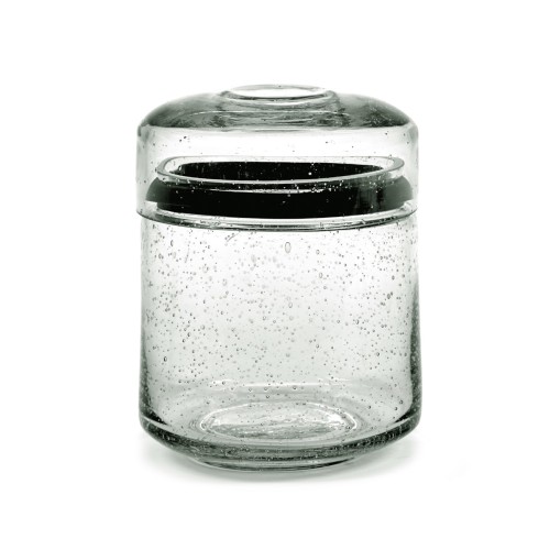 Pot en verre avec couvercle Pure M, Serax par Pascale Naessens