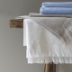 Linge de Bain haut de gamme nid d'abeilles Hera, Le Jacquard Français