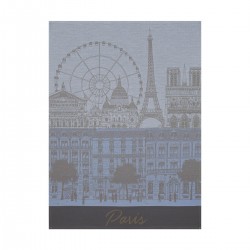 Torchon de cuisine Paris Panorama Ciel, Le Jacquard Français