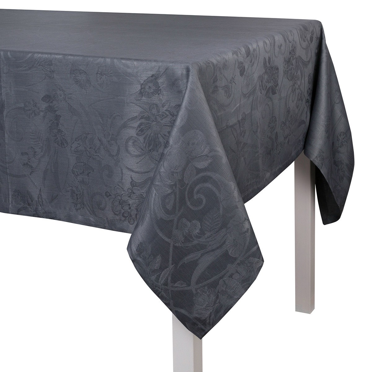 Nappe Jacquard Plumette 140x240cm Gris