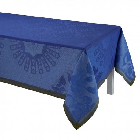 Nappe pur lin Jardin d'orient Majorelle, Le Jacquard Français