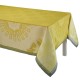Nappe pur lin Jardin d'orient Cedrat, Le Jacquard Français